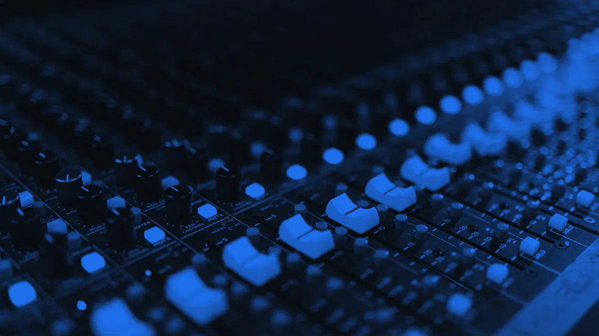 A technical audio interface used for voice processing.