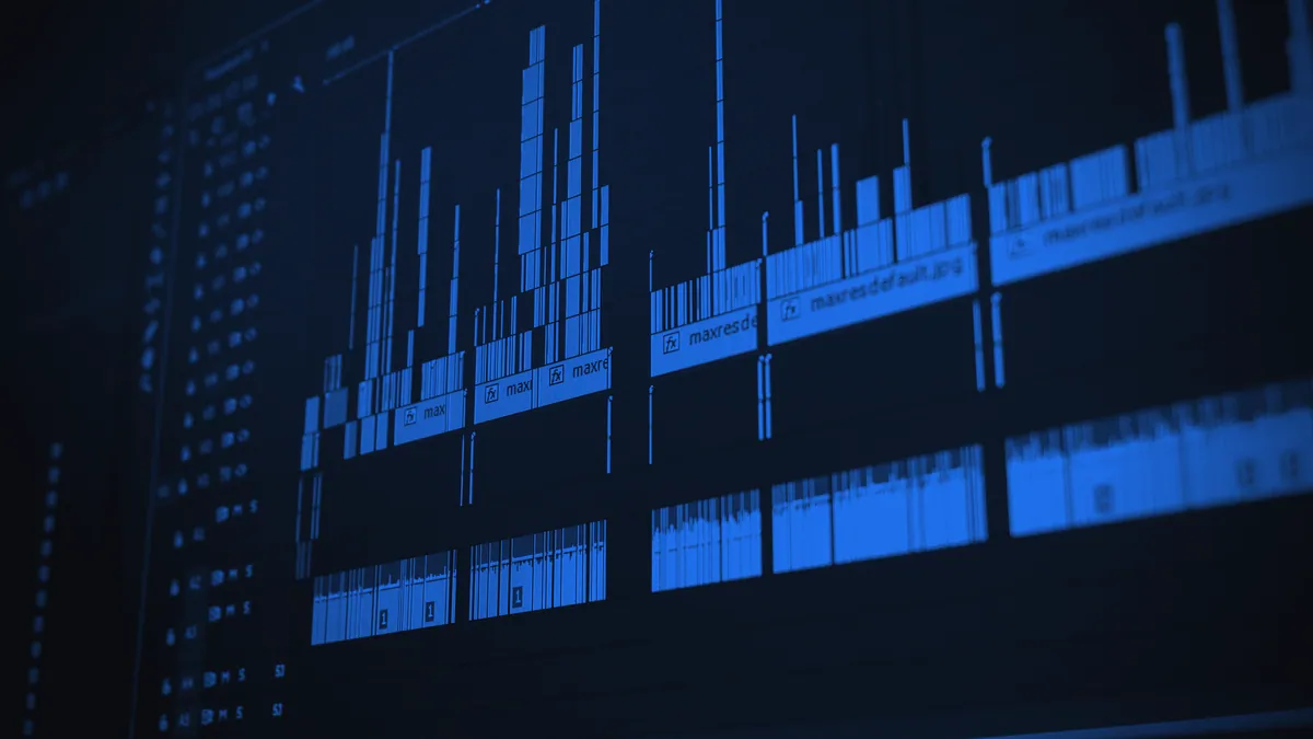 A frequency spectrum graph from voice recognition analysis.